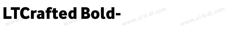 LTCrafted Bold字体转换